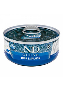 FARMINA N&D Ocean Tuna and Salmon for Adult cats 70 g