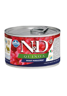 FARMINA N&D Quinoa Weight Management Adult Mini Dog Lamb 140 g dla psów z nadwagą