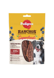 PEDIGREE Ranchos Superfoods Beef 70 g karma uzupełniająca dla psów z wołowiną