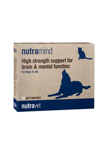 NUTRAVET Nutramind Brain and Mental function Dog and Cat 90 kapsułek na wsparcie funkcjonowania mózgu