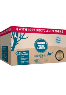 Menu Nature 50 kul tłuszczowych bez siatki z wielorazowym karmnikiem 4,5kg