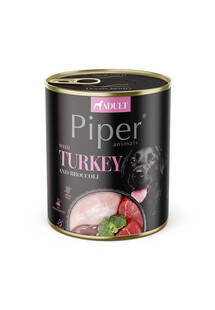 DOLINA NOTECI PIPER Turkey and Broccoli 800 g z indykiem i brokułem dla psa