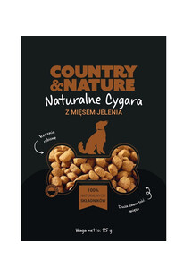 COUNTRY&NATURE Cygara dla psów 20 x 85 g z koniną