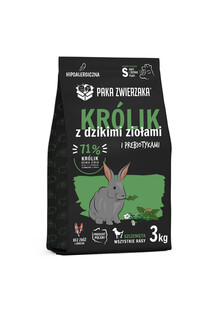PAKA ZWIERZAKA Seventh Heaven Królik z dzikimi ziołami 3 kg hipoalergiczna sucha karma dla szczeniąt S