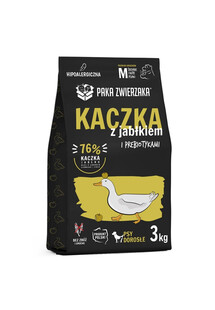 PAKA ZWIERZAKA Seventh Heaven Kaczka z jabłkiem 3 kg hipoalergiczna sucha karma dla psów M