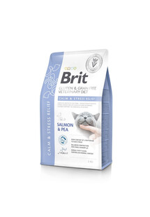 BRIT Gluten and Grain Free Veterinary Diets Calm Stress Relief 2 kg z łososiem dla kotów z chorobami stresozależnymi