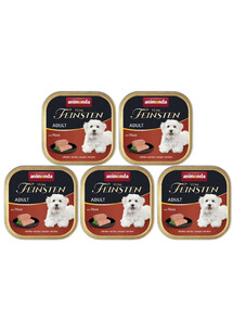 Animonda Vom Feinsten Forest Adult mit Geflugel + Kalb 5x150 g - mokra karma dla psów dorosłych królik