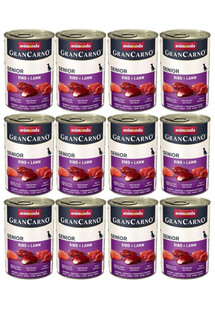 ANIMONDA GranCarno Senior Jagnięcina i cielęcina 12 x 400 g mokra karma dla starszych psów