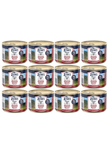 ZIWIPEAK Cat Venison Dziczyzna 12x185 g - mokra karma dla dorosłych kotów