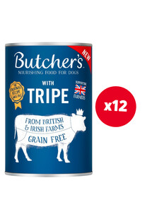 Butcher’s Original Tripe Mix, ze żwaczem, pasztet, 12x400g - mokra karma dla psa