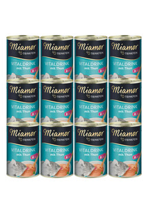 MIAMOR Trinkfein VitalDrink 12x135 g Zupa z tuńczykiem dla kota