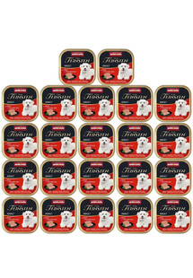 Animonda Vom Feinsten mit Geflugel + Kalb 22x150 g - mokra karma dla psów z wołowiną i sercami indyczymi