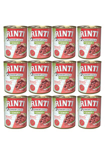 RINTI Kennerfleish Senior Beef z wołowiną, 12x400 g - mokra karma dla starszych psów