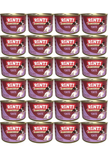 RINTI Gold Duck hearts Mini 24x185 g Kacze serca mokra karma dla psów małych ras