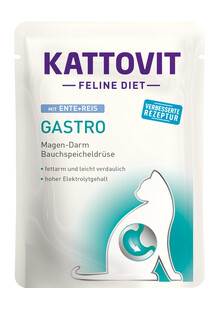 KATTOVIT Feline Diet Gastro Kaczka z ryżem 85 g