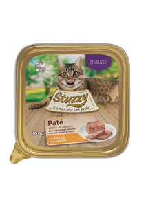 STUZZY Pate Sterilized 100 g - karma mokra dla kotów sterylizowanych z kurczakiem