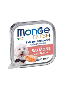 MONGE Fresh z łososiem, 100 g - Karma mokra dla psów, 100 g