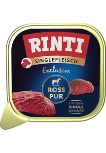 RINTI Singlefleisch Exclusive Horse Pure 150 g karma mokra z koniną dla psa