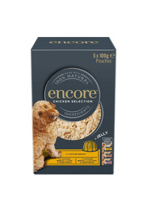 ENCORE Dog Multipak in Jelly Mix smaków z kurczakiem 20x100g karma uzupełniająca dla psów