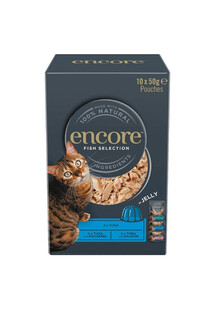 ENCORE Cat Multipak in Jelly Mix smaków rybnych 20x50g uzupełniająca karma w galaretce dla kota