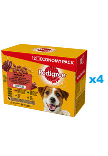 PEDIGREE Adult Wybór smaków  48x100 g Mokra karma dla psów mix smaków w galaretce