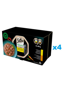 SHEBA Nature Collection Smaki Drobiowe w Sosie 32x85g - mokra karma dla kotów dorosłych