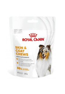 ROYAL CANIN Skin Coat Chew Adult Dog Supplements 240g suplement na sierść i skórę dla psa dorosłego