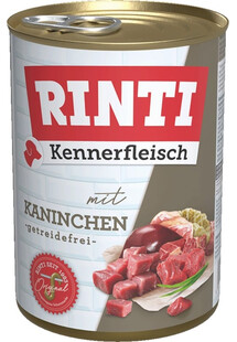 RINTI Kennerfleisch Rabbit 400 g Królik mokra karma dla psów