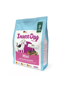GREEN PETFOOD InsectDog Mini z insektami dla małych psów 900 g