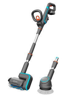 GARDENA AquaBrush Universal 04/18V P4A akumulatorowa szczotka do tarasów z akumulatorem