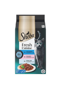 Fresh Cuisine Taste of Tokyo saszetki 6x50g mokra karma pełnoporcjowa dla dorosłych kotów z tuńczykiem, z łososiem, z białą rybą i dodatkiem ryżu