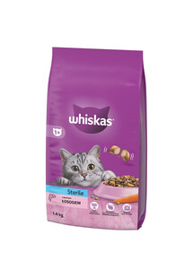 Sterile 1,4 kg sucha karma pełnoporcjowa dla dorosłych kotów po zabiegu kastracji z pysznym łososiem