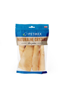 PETMEX Naturalne gryzaki Skóra wołowa 15cm 1kg