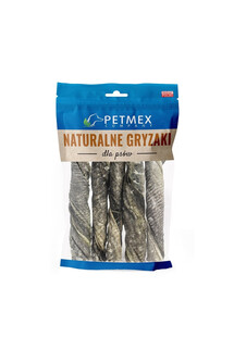 PETMEX Naturalne gryzaki Skóra dorsza twist 100g