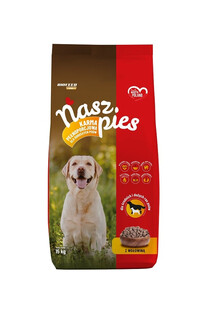 BIOFEED NASZ PIES Wołowina 15 kg karma dla psów średnich i dużych ras