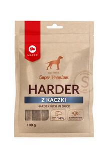 MACED Super Premium Harder z kaczki rozmiar S 100g - twardy gryzak dla psów, 100g
