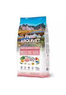 ARQUIVET Fresh łosoś z indykiem 10 kg półwilgotna karma dla dorosłych psów każdej rasy