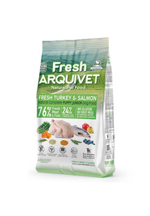 ARQUIVET Fresh Puppy Junior Indyk i łosoś 2,5 kg półwilgotna karma dla szczeniąt wszystkich ras
