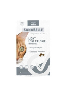 SANABELLE Light Low Calorie Wsparcie w kontroli masy ciała dla kotów 8 kg