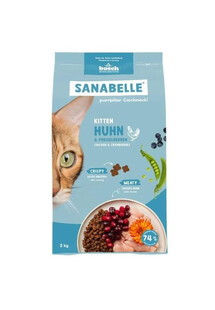 SANABELLE Kitten Kurczak Wsparcie dla rosnących kociąt oraz kotek ciężarnych i karmiących 2 kg