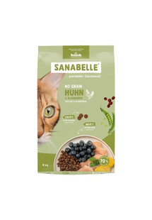 SANABELLE No Grain Chicken bezzbożowa karma dla kotów 8 kg