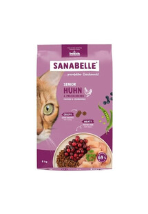 SANABELLE Senior z kurczakiem dla starszych kotów 8 kg