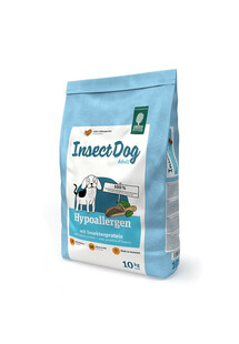 GREEN PETFOOD InsectDog Hypoallergen 10 kg karma dla psów z owadami