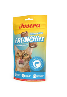 JOSERA Crunchies with Salmon Chrupiąca przekąska dla kotów z łososiem 60 g