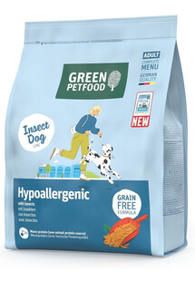 InsectDog Hypoallergen 900g bezzbożowa karma z białkiem owadów dla psów