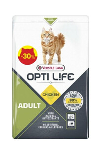 VERSELE-LAGA Opti Life Cat Adult Chicken 1kg -30% promo