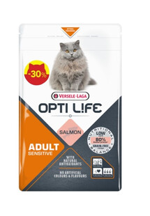 VERSELE-LAGA Opti Life Cat Adult Sensitive Salmon 1kg -30% promo