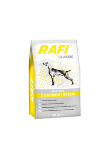 DOLINA NOTECI RAFI Classic Adult Dog z drobiem i ryżem 10 kg
