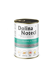 DOLINA NOTECI Premium Rich in Guinea fowl dla dorosłych psów z perliczką i jabłkiem 400 g