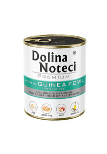 DOLINA NOTECI Premium Rich in Guinea fowl dla dorosłych psów z perliczką i jabłkiem 800 g